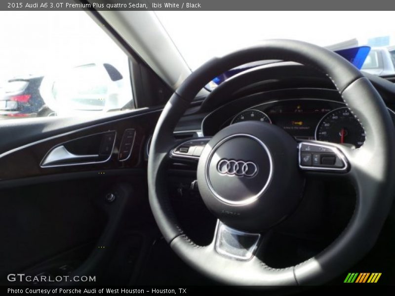 Ibis White / Black 2015 Audi A6 3.0T Premium Plus quattro Sedan
