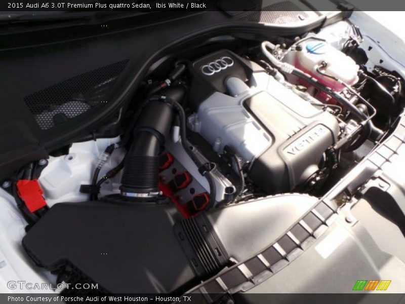 Ibis White / Black 2015 Audi A6 3.0T Premium Plus quattro Sedan