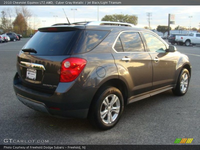 Cyber Gray Metallic / Jet Black/Light Titanium 2010 Chevrolet Equinox LTZ AWD