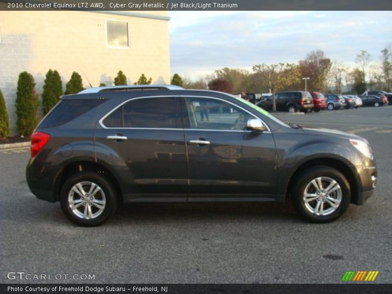 Cyber Gray Metallic / Jet Black/Light Titanium 2010 Chevrolet Equinox LTZ AWD
