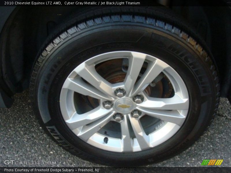 Cyber Gray Metallic / Jet Black/Light Titanium 2010 Chevrolet Equinox LTZ AWD
