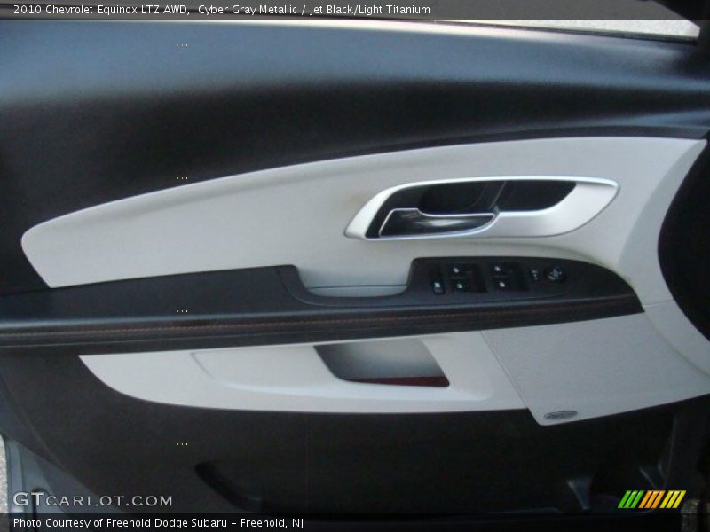 Cyber Gray Metallic / Jet Black/Light Titanium 2010 Chevrolet Equinox LTZ AWD