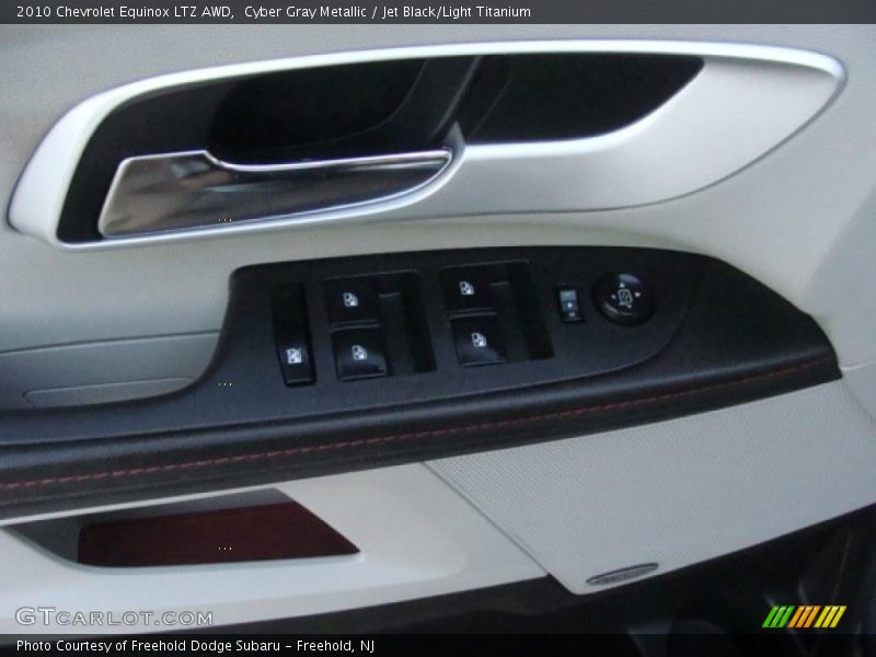 Cyber Gray Metallic / Jet Black/Light Titanium 2010 Chevrolet Equinox LTZ AWD