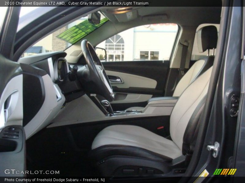 Cyber Gray Metallic / Jet Black/Light Titanium 2010 Chevrolet Equinox LTZ AWD