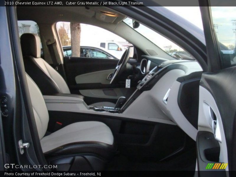 Cyber Gray Metallic / Jet Black/Light Titanium 2010 Chevrolet Equinox LTZ AWD
