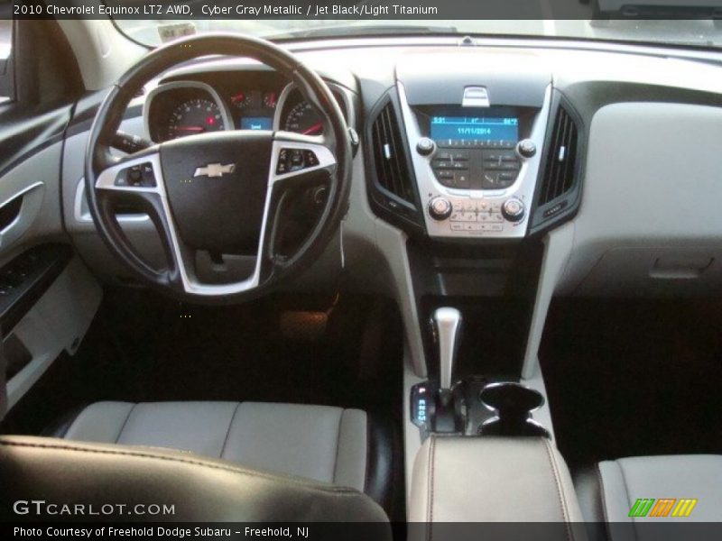 Cyber Gray Metallic / Jet Black/Light Titanium 2010 Chevrolet Equinox LTZ AWD