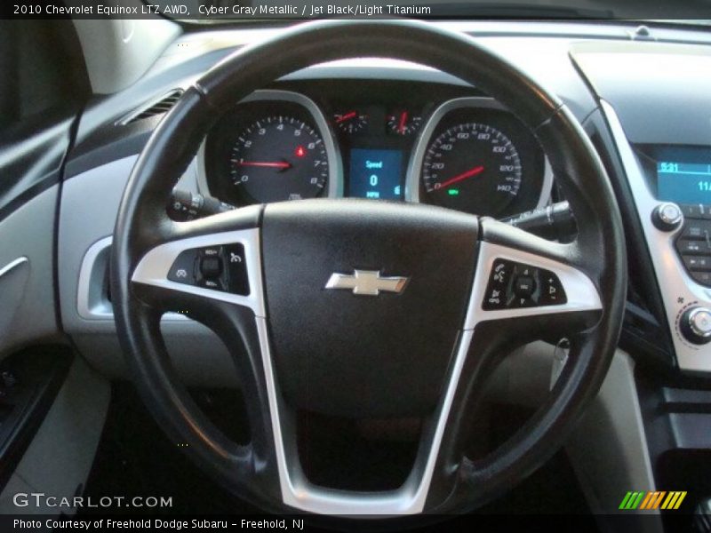 Cyber Gray Metallic / Jet Black/Light Titanium 2010 Chevrolet Equinox LTZ AWD