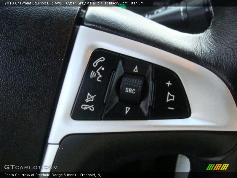 Cyber Gray Metallic / Jet Black/Light Titanium 2010 Chevrolet Equinox LTZ AWD