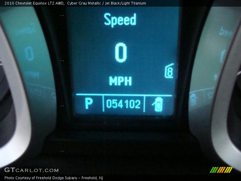 Cyber Gray Metallic / Jet Black/Light Titanium 2010 Chevrolet Equinox LTZ AWD