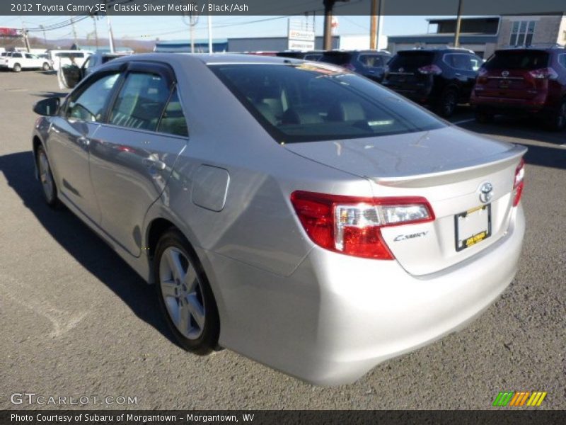 Classic Silver Metallic / Black/Ash 2012 Toyota Camry SE