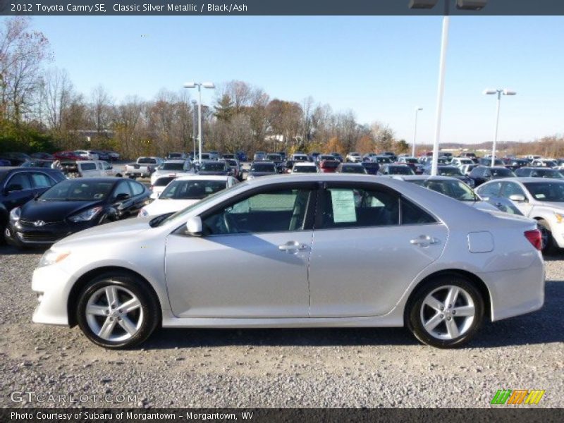 Classic Silver Metallic / Black/Ash 2012 Toyota Camry SE