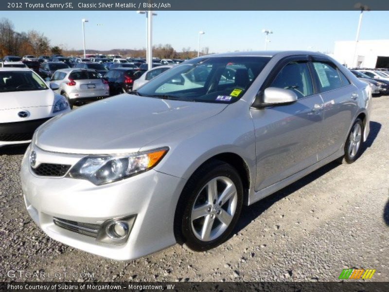 Classic Silver Metallic / Black/Ash 2012 Toyota Camry SE
