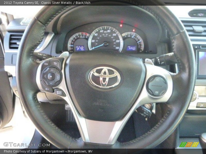 Classic Silver Metallic / Black/Ash 2012 Toyota Camry SE