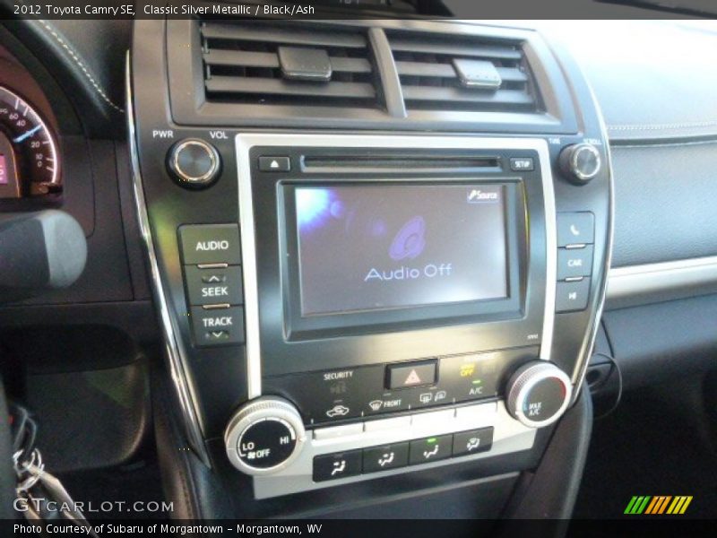Classic Silver Metallic / Black/Ash 2012 Toyota Camry SE