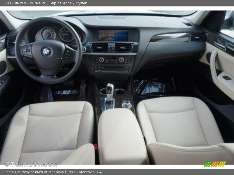 Alpine White / Oyster 2012 BMW X3 xDrive 28i