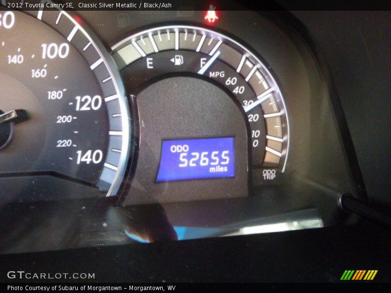 Classic Silver Metallic / Black/Ash 2012 Toyota Camry SE