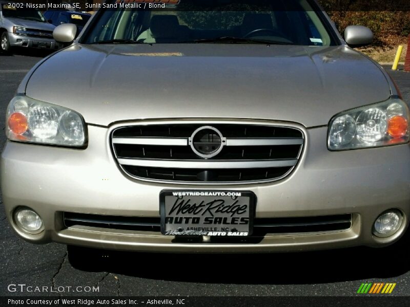 Sunlit Sand Metallic / Blond 2002 Nissan Maxima SE