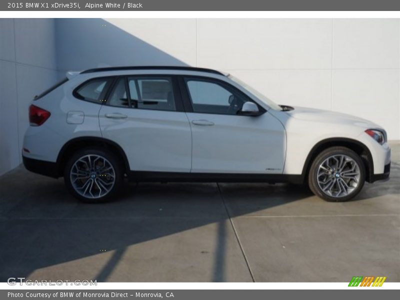 Alpine White / Black 2015 BMW X1 xDrive35i