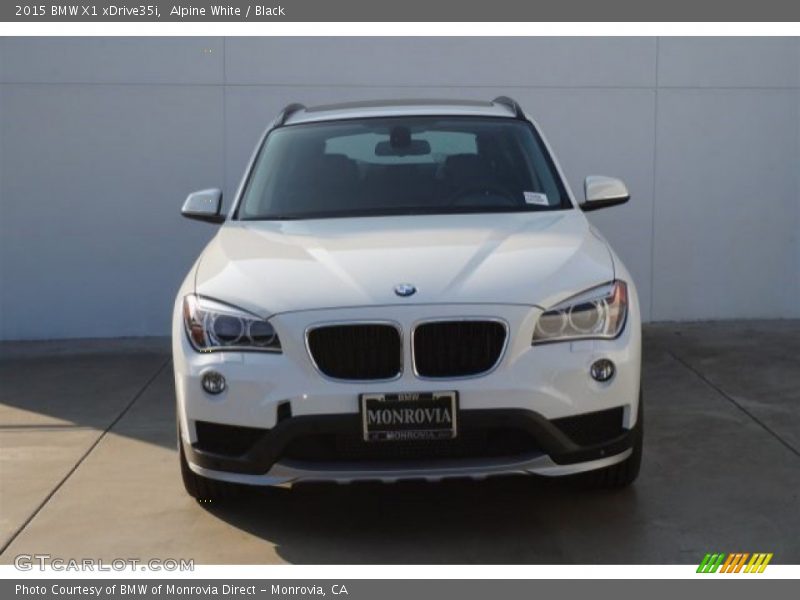 Alpine White / Black 2015 BMW X1 xDrive35i