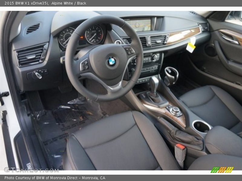 Black Interior - 2015 X1 xDrive35i 