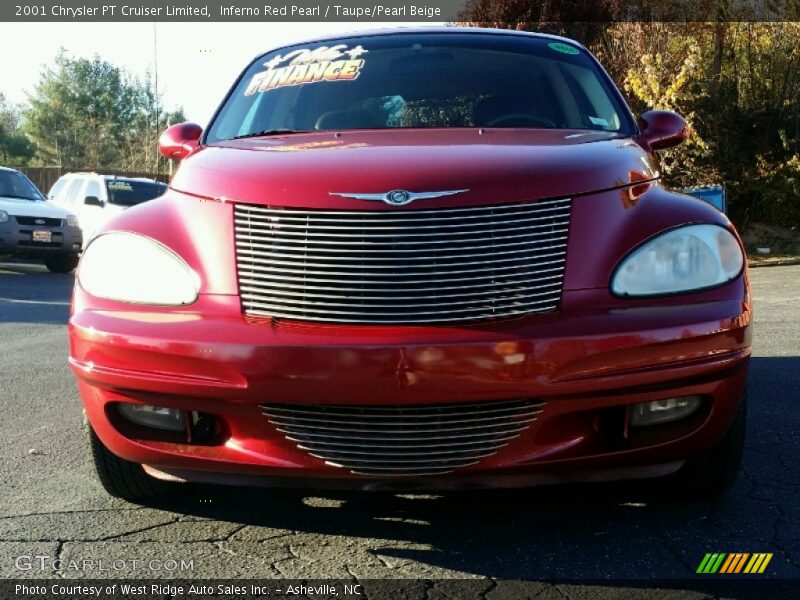Inferno Red Pearl / Taupe/Pearl Beige 2001 Chrysler PT Cruiser Limited