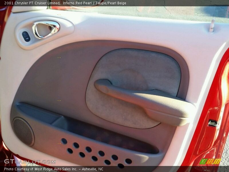 Inferno Red Pearl / Taupe/Pearl Beige 2001 Chrysler PT Cruiser Limited