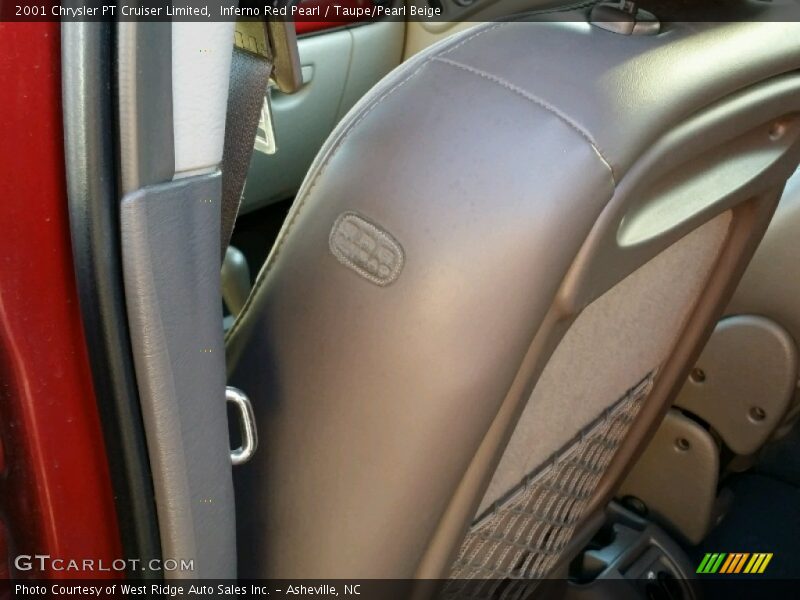 Inferno Red Pearl / Taupe/Pearl Beige 2001 Chrysler PT Cruiser Limited