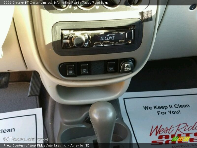 Inferno Red Pearl / Taupe/Pearl Beige 2001 Chrysler PT Cruiser Limited