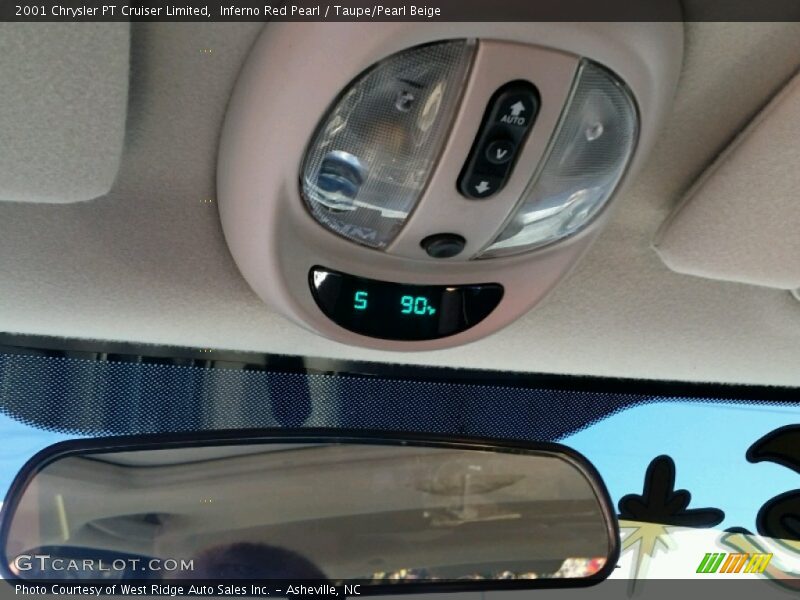 Inferno Red Pearl / Taupe/Pearl Beige 2001 Chrysler PT Cruiser Limited