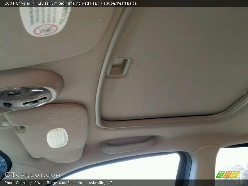 Inferno Red Pearl / Taupe/Pearl Beige 2001 Chrysler PT Cruiser Limited