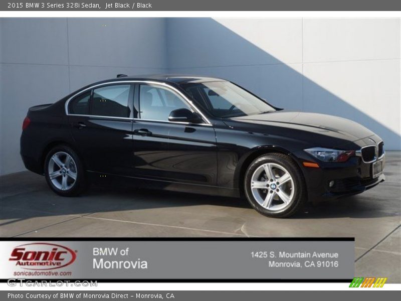 Jet Black / Black 2015 BMW 3 Series 328i Sedan