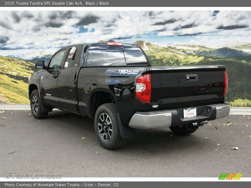 Black / Black 2015 Toyota Tundra SR5 Double Cab 4x4