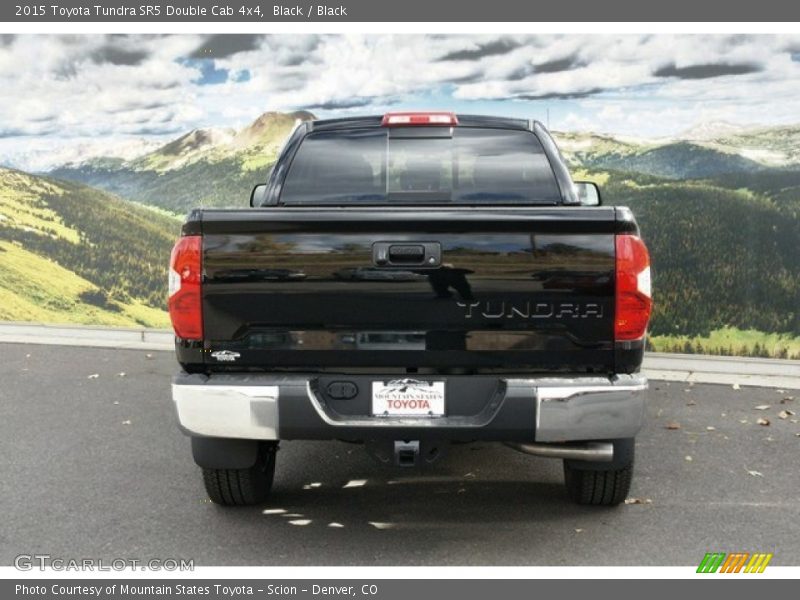 Black / Black 2015 Toyota Tundra SR5 Double Cab 4x4