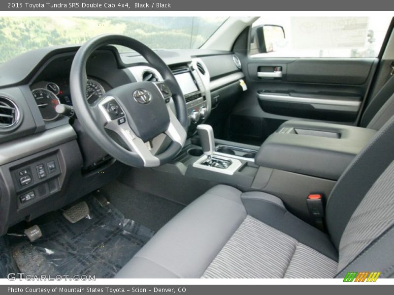 Black Interior - 2015 Tundra SR5 Double Cab 4x4 