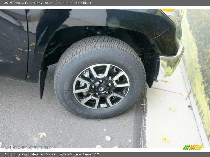 Black / Black 2015 Toyota Tundra SR5 Double Cab 4x4