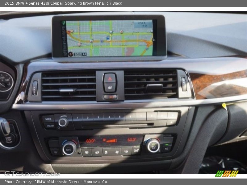 Sparkling Brown Metallic / Black 2015 BMW 4 Series 428i Coupe