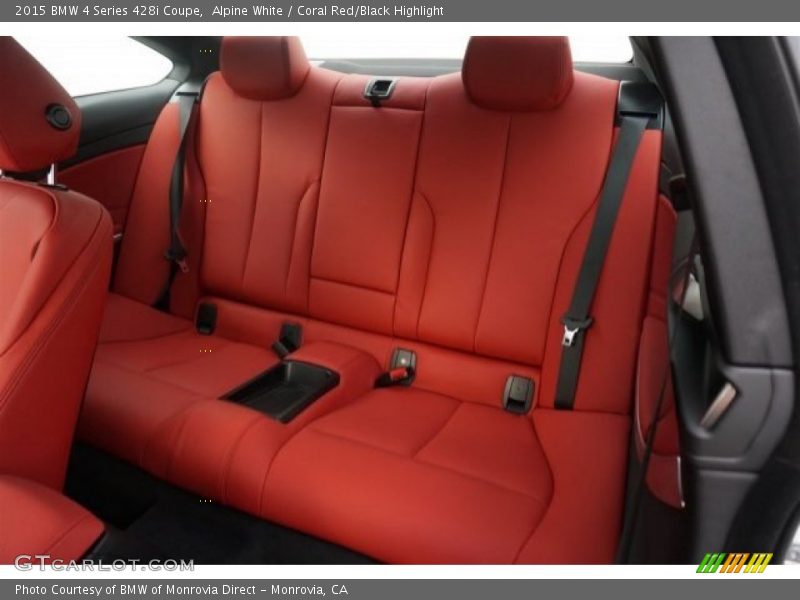 Rear Seat of 2015 4 Series 428i Coupe