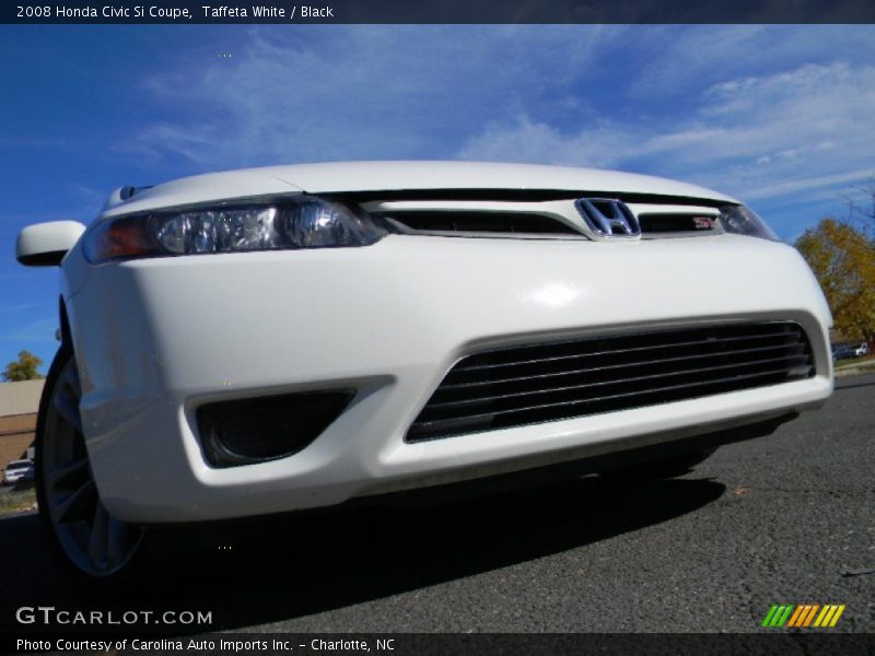 Taffeta White / Black 2008 Honda Civic Si Coupe