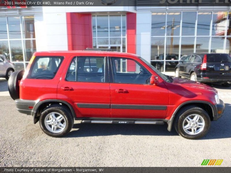 Milano Red / Dark Gray 2001 Honda CR-V EX 4WD