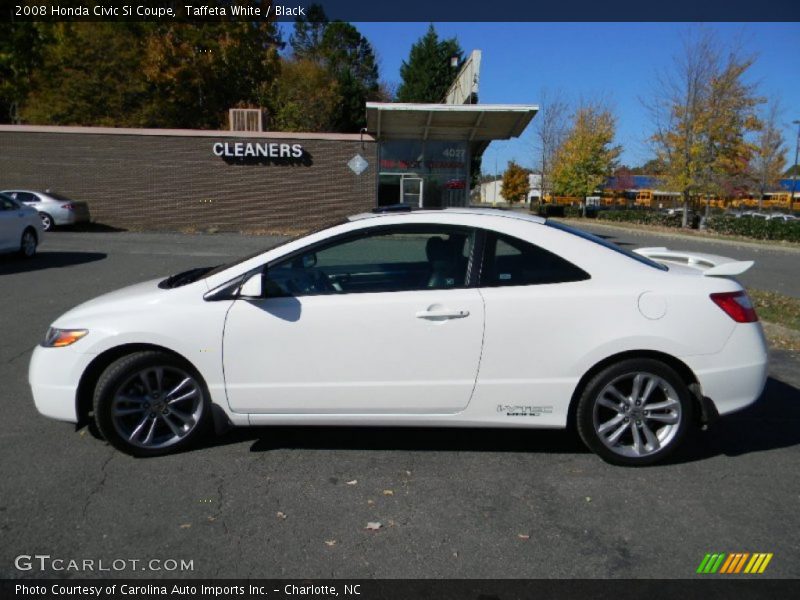 Taffeta White / Black 2008 Honda Civic Si Coupe