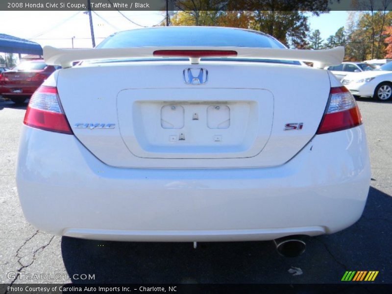 Taffeta White / Black 2008 Honda Civic Si Coupe