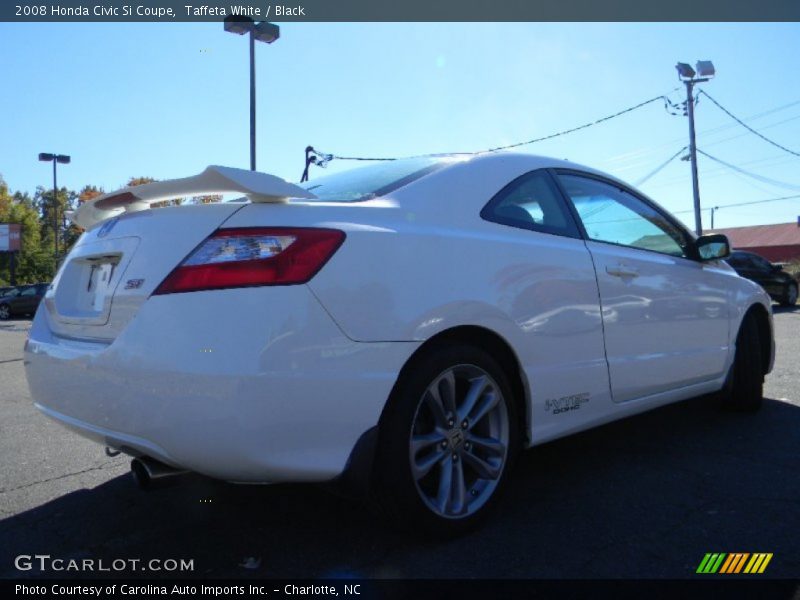 Taffeta White / Black 2008 Honda Civic Si Coupe