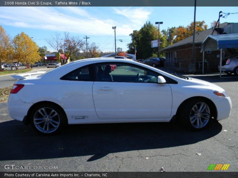 Taffeta White / Black 2008 Honda Civic Si Coupe