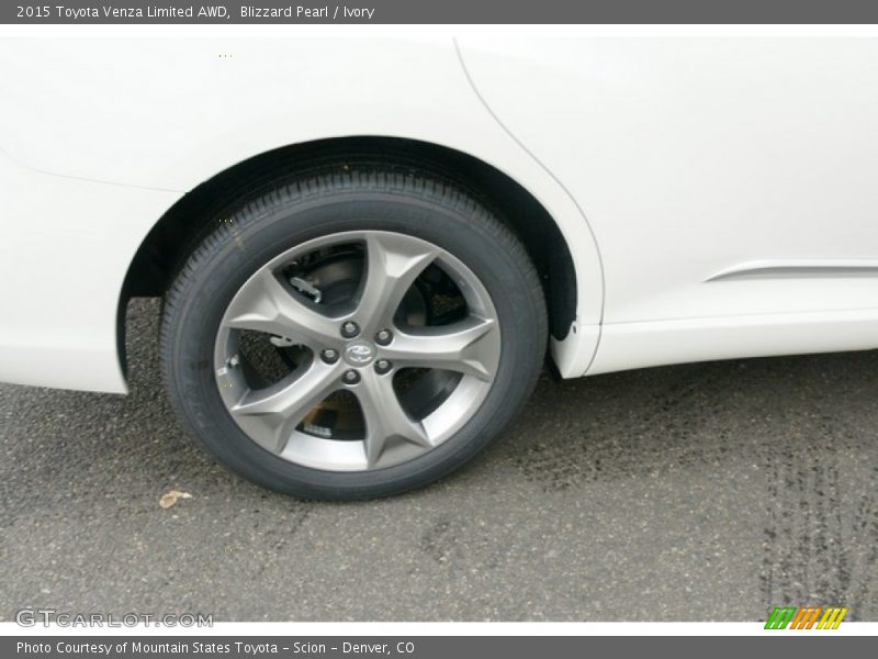 Blizzard Pearl / Ivory 2015 Toyota Venza Limited AWD