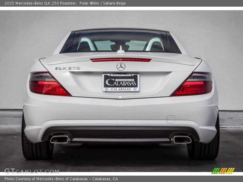 Polar White / Sahara Beige 2015 Mercedes-Benz SLK 250 Roadster