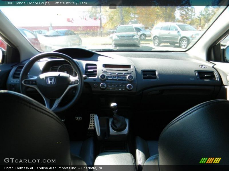 Taffeta White / Black 2008 Honda Civic Si Coupe