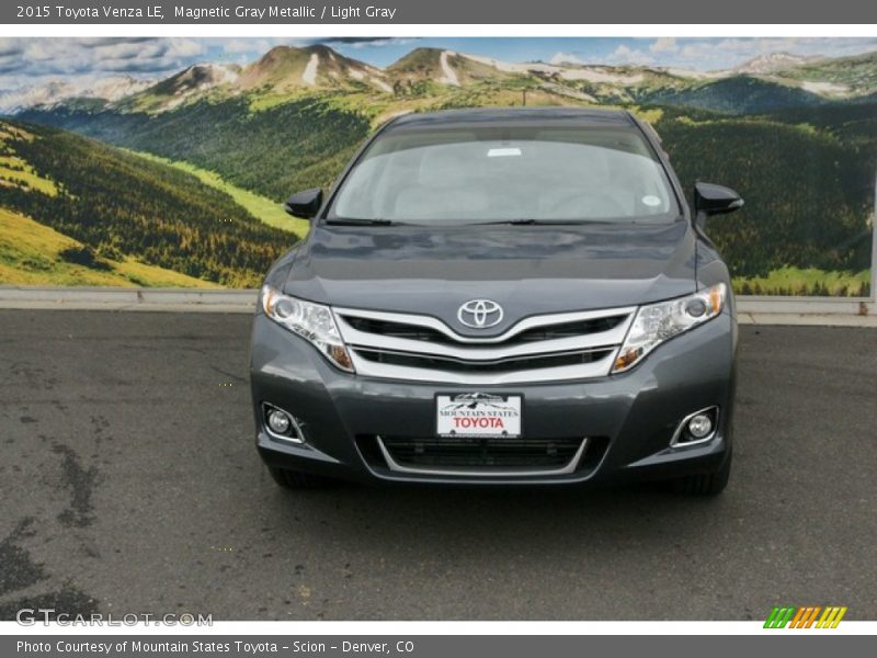 Magnetic Gray Metallic / Light Gray 2015 Toyota Venza LE
