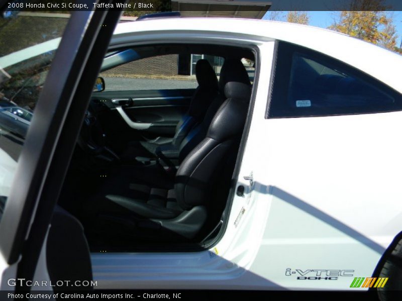 Taffeta White / Black 2008 Honda Civic Si Coupe
