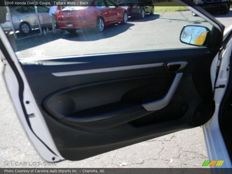 Taffeta White / Black 2008 Honda Civic Si Coupe