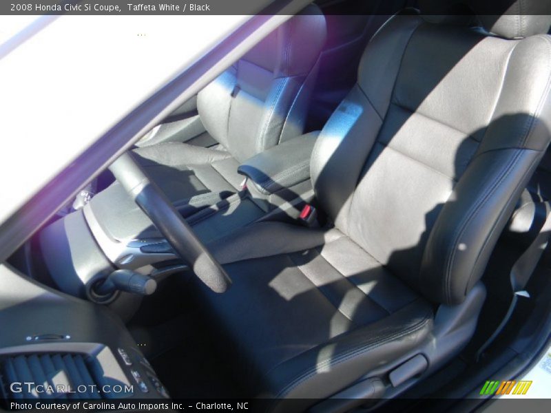 Taffeta White / Black 2008 Honda Civic Si Coupe